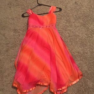 A Easter dress two finger strap